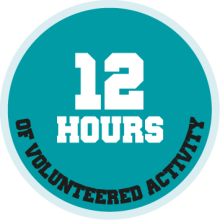 Volunteering 12 hours